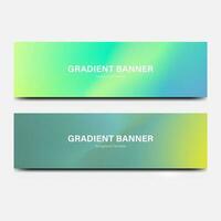 Header Banner abstrakt Gradient Hintergrund vektor