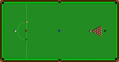 Snooker Billard Tabelle oben Aussicht Illustration vektor