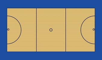 Netzball Gericht Spielplatz Bereich oben Aussicht isoliert Illustration vektor