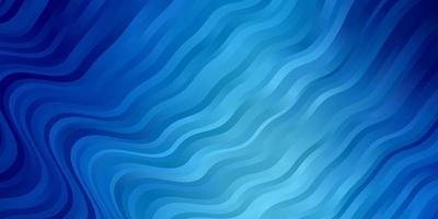 Hellblauer Vektorhintergrund mit Kurven, farbenfroher Illustration im abstrakten Stil mit gebogenen Linienmuster für Geschäftsbroschüren-Broschüren vektor