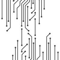 elektrisk krets styrelse bakgrund. elektrisk krets styrelse vektor. digital elektrisk krets förbindelse systemet. mikroelektronik kretsar. vektor