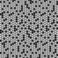 sechseckig Muster. nahtlos sechseckig Hintergrund. abstrakt Bienenwabe Zelle. Netz nahtlos Muster. vektor
