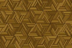 abstraktes goldenes geometrisches nahtloses Musterdesign modern vektor