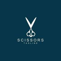 Schere Logo, Rasierapparat Vektor, einfach Barbier Geschäft Design, Symbol, Hintergrund, Symbol, Vorlage vektor