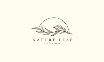 naturlig och organisk logotyp modern design. naturlig logotyp för varumärke, företags- identitet och företag kort vektor