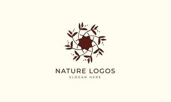 naturlig och organisk logotyp modern design. naturlig logotyp för varumärke, företags- identitet och företag kort vektor