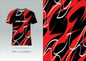 Jersey Sport T-Shirt Vektor Vorlage Design