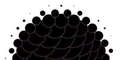 hellrosa Vektortextur mit Scheiben moderne abstrakte Illustration mit bunten Kreisformen Muster für Geschäftsanzeigen vektor
