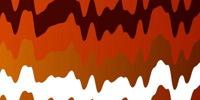 mörk orange vektor bakgrund med kurvor färgglad illustration med böjda linjer mönster för reklamannonser