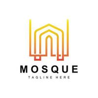 moské logotyp, islamic dyrkan design, eid al fitr moské byggnad vektor ikon mall, ramadan, eid al Adha