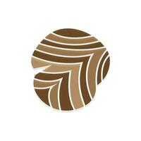 Holz Logo, Holz Schichten und natürlich Fasern Design, Zimmermann Vektor, Holz Werkzeuge vektor