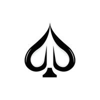 Kasino Poker Jahrgang Logo, Vektor Diamanten, As, Herzen und Pik, Poker Verein Glücksspiel Spiel Design