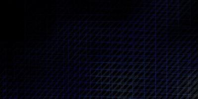 dunkelblaue Vektorvorlage mit wiederholten Linien auf abstraktem Hintergrund mit Farbverlaufsvorlage für Ihr ui-Design vektor