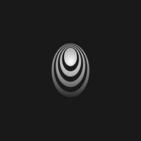 Oval gestalten Logo Vektor
