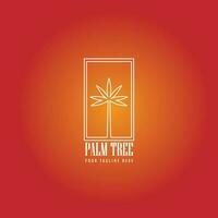 Palme Baum Logo Vektor