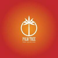 Palme Baum Logo Vektor