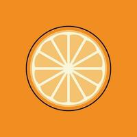 Orange Obst Karikatur Vektor Symbol Illustration. Essen Obst Symbol Konzept isoliert Prämie Vektor. eben Karikatur Stil geeignet zum Netz Landung Buchseite, Banner, Aufkleber, Hintergrund