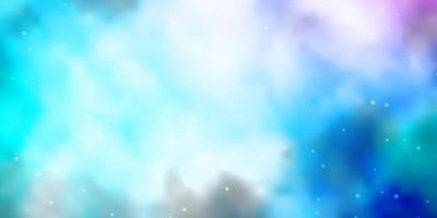 ljusrosa blå textur med vackra stjärnor färgglada illustration med abstrakt lutning stjärnor mönster för webbplatser målsidor vektor
