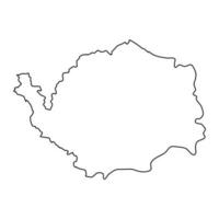 karlovy variieren Region oder Carlsbad Region administrative Einheit von das Tschechisch Republik. Vektor Illustration.
