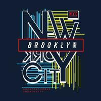 Neu York Stadt Grafik Typografie, Vektor t Hemd Design, Illustration, gut zum beiläufig aktiv