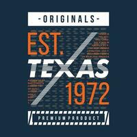 Texas Grafik Design, Typografie Vektor, Illustration, zum drucken t Shirt, cool modern Stil vektor