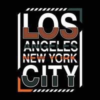 los angeles grafisk illustration, typografi vektor, för tillfällig t skjorta skriva ut vektor