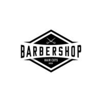 Barbershop logotyp vektor, sax vektor