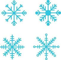 snöflinga illustration. vinter- geometrisk symbol.för design dekoration och illustration. vektor