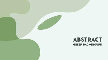 abstrakt Hintergrund Grün organisch spielerisch minimalistisch vektor