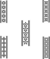Ader islamisch Rahmen Sammlung.für Design Elemente dekoration.vektor Profi vektor