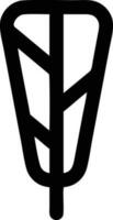 Feder Symbol Symbol isoliert Vektor Bild. Illustration von das Feder Vogel Schreiben Zeichnung Symbol Bild Design eps 10