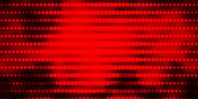 mörkröd vektorlayout med cirklar illustration med uppsättning lysande färgglada abstrakta sfärmönster för företagsannonser vektor