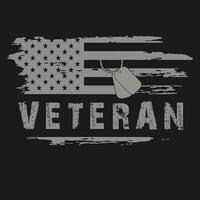 rolig gåva veteran- dag t skjorta vektor