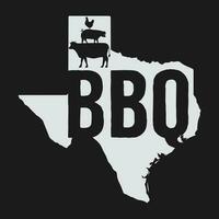 rolig gåva årgång retro texas bbq t skjorta design vektor