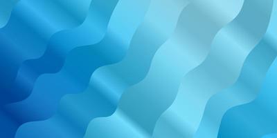 hellblauer Vektorhintergrund mit abstrakter Illustration der Kurven mit bandy Steigungslinien intelligentes Design für Ihre Werbeaktionen vektor