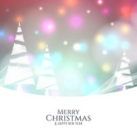 Abstrakt Merry Christmas färgglada bakgrund vektor