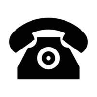 Telefon Anruf Symbol, alt Telefon Symbol, Berufung Telefon, Technologie Gerät, Kontakt Information, Kommunikation Symbol, Unterstützung, Plaudern, modisch schwarz Zeichen isoliert auf Weiß Hintergrund Vektor Illustration
