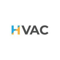 eps1o vektor första brev h hvac tekniker logotyp design isolerat på vit bakgrund