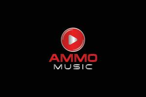 ammunition musik ikon logotyp design mall vektor