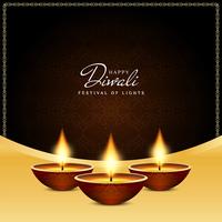 Abstrakt Glad Diwali religiös bakgrund vektor