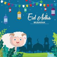 eid adha mubarak vektor