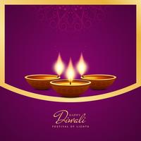 Abstrakter künstlerischer glücklicher dekorativer Hintergrund Diwali vektor