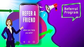 remiss program kvinna med smartphone vektor