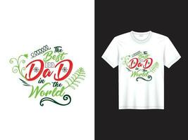 Beste Papa im das Welt t Hemd Design vektor