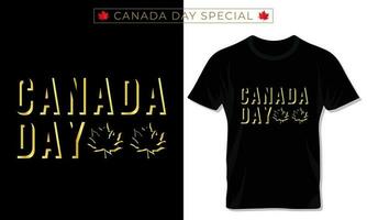 Lycklig kanada dag typografi t skjorta design för firande av kanada dag. vektor