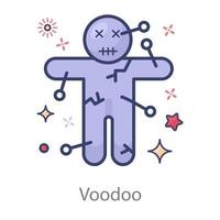 Voodoo-Magie-Konzept vektor