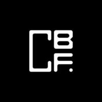 cbf brev logotyp kreativ design med vektor grafisk, cbf enkel och modern logotyp. cbf lyxig alfabet design