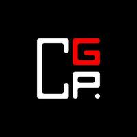 cgp Brief Logo kreativ Design mit Vektor Grafik, cgp einfach und modern Logo. cgp luxuriös Alphabet Design