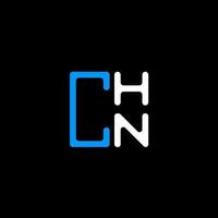 chn Brief Logo kreativ Design mit Vektor Grafik, chn einfach und modern Logo. chn luxuriös Alphabet Design