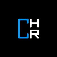 Chr Brief Logo kreativ Design mit Vektor Grafik, Chr einfach und modern Logo. Chr luxuriös Alphabet Design